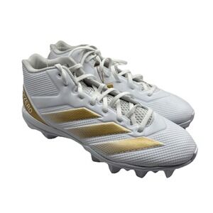 Adidas Adizero Impact.2 MD Football Cleats Mens Size 11 White Gold IF5106 NEW